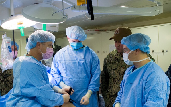 USS America: mass casualty drill