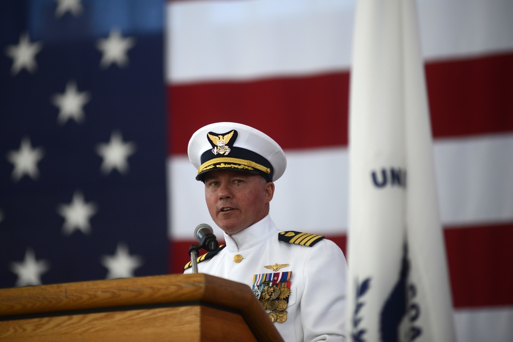 Coast Guard Air Station holds change-of-command ceremony