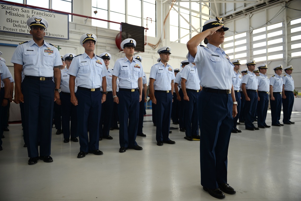 Coast Guard Air Station holds change-of-command ceremony