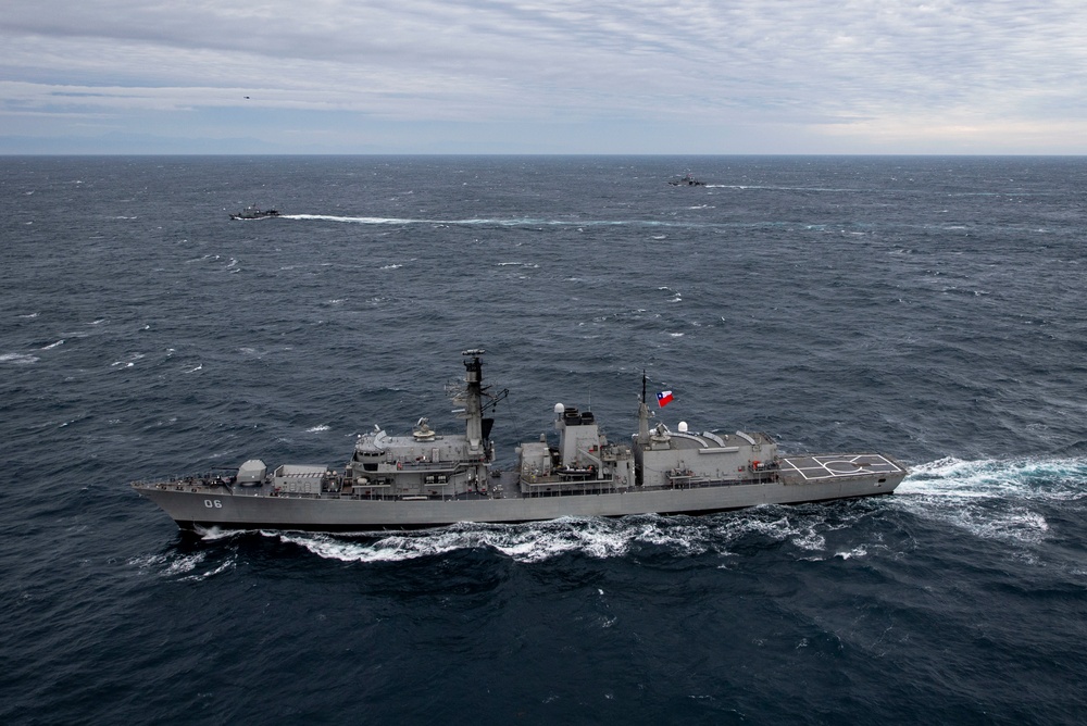 USS Michael Murphy Conducts PHOTOEX With Partnering Navies During UNITAS LX