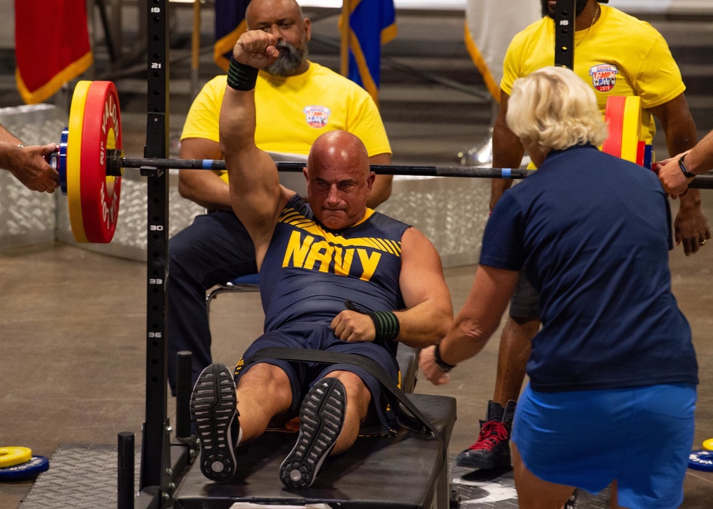 Team Navy power lifting team at Warrior Games 2019