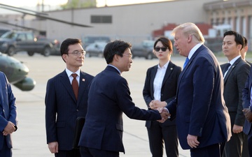 President Trump visits South Korea