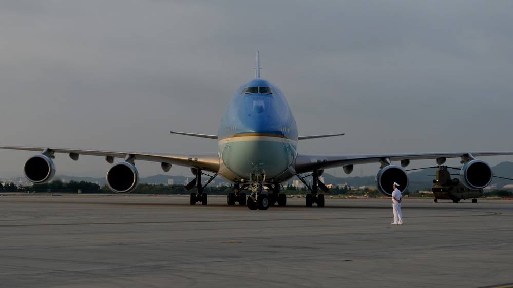 President Trump visits South Korea