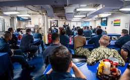 USS Harpers Ferry Celebrates Lesbian, Gay, Bisexual and Transgender Pride Month