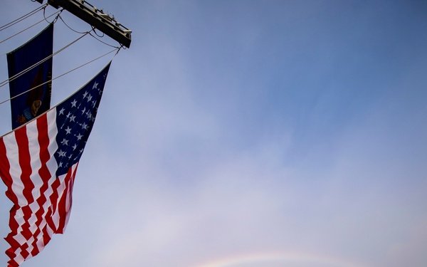 USS Michael Murphy and CNS Araucano Replenishment-at-Sea Exercise