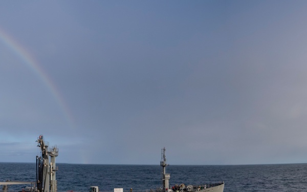 USS Michael Murphy and CNS Araucano Replenishment-at-Sea Exercise