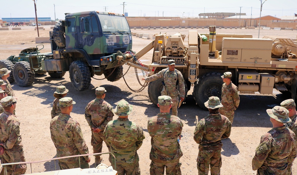 Task Force Cavalier Wheeled Vehicle Recovery Training