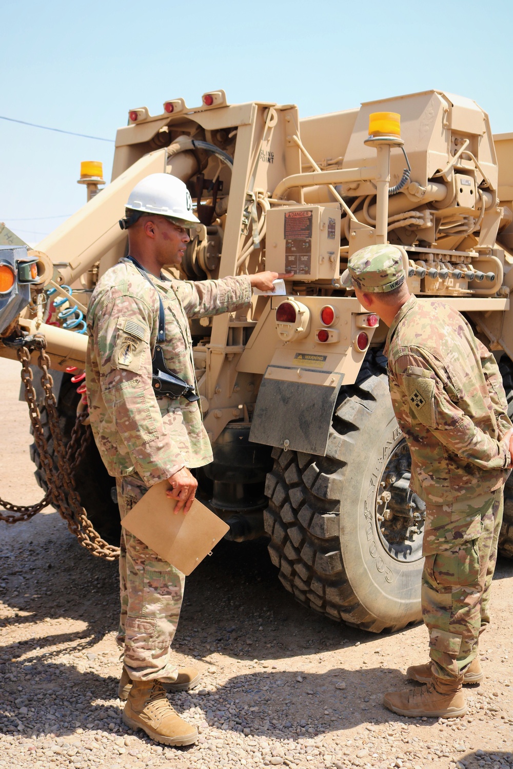 Task Force Cavalier Wheeled Vehicle Recovery Training