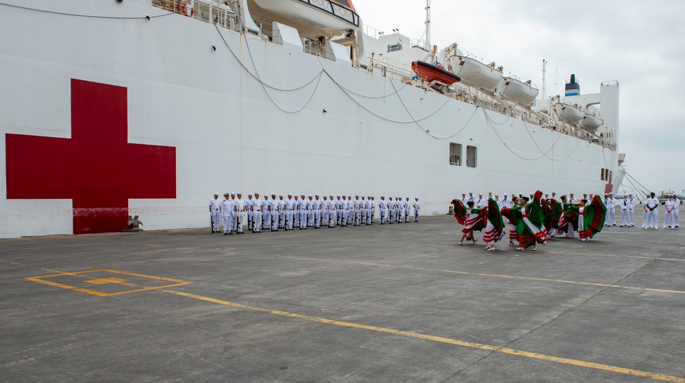 Comfort Deployment 2019 Opening Ceremony in Manta, Ecuador