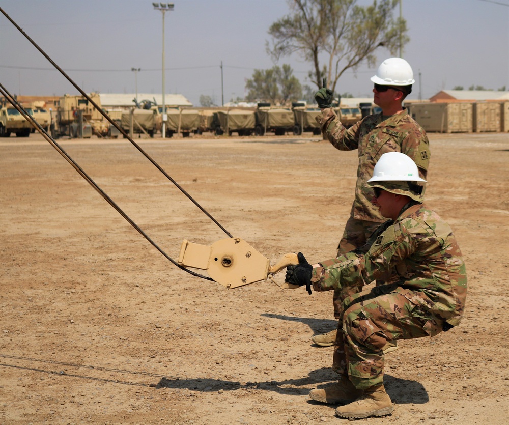 Task Force Cavalier Wheeled Vehicle Recovery Training