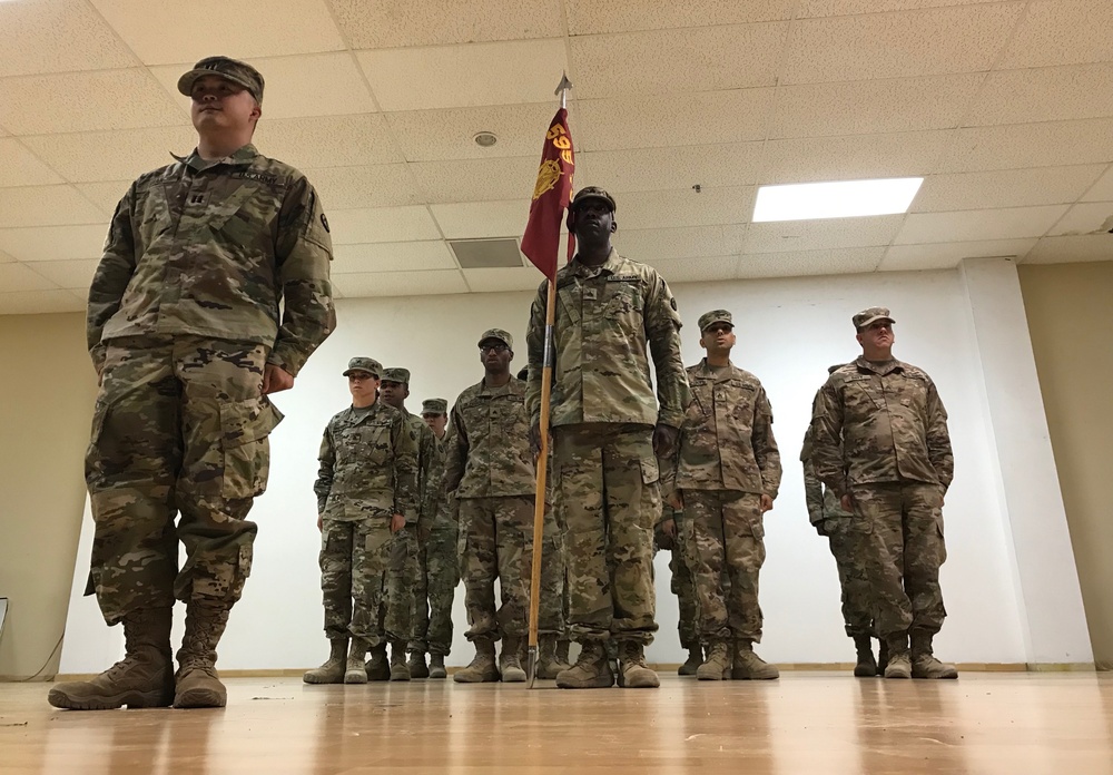 HHD 595th Transportation Brigade, Change of Command