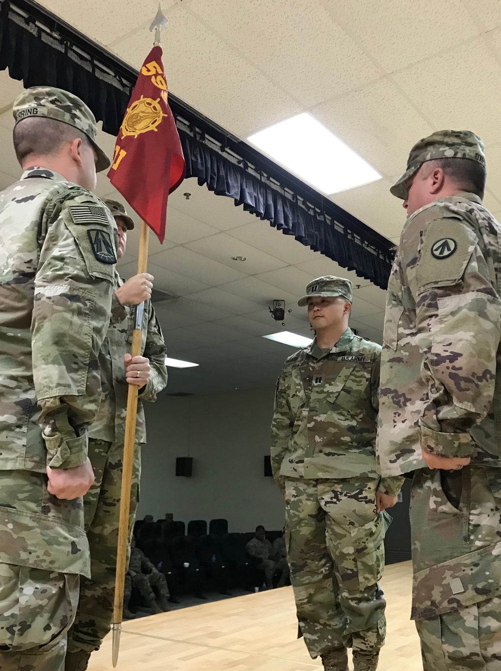 HHD 595th Transportation Brigade, Change of Command