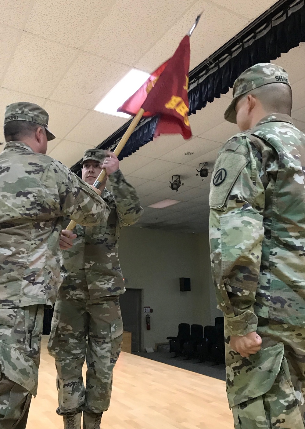 HHD 595th Transportation Brigade, Change of Command