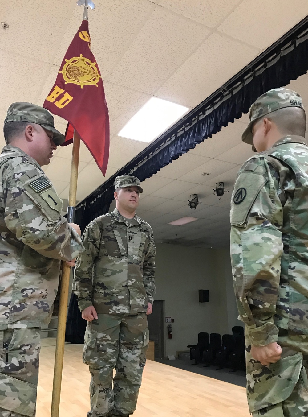 HHD 595th Transportation Brigade, Change of Command