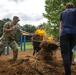Navy recruiters and future Sailors support local community park.