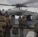 31st MEU Maritime Raid Force Marines sharpen fast roping skills aboard USS Wasp