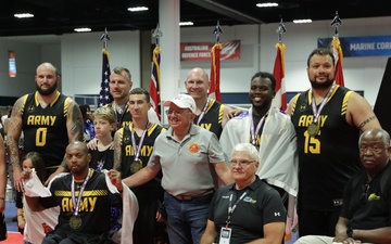 Team Army brings home a bronze medal during wheelchair basketball competition at the 2019 DoD Warrior Games