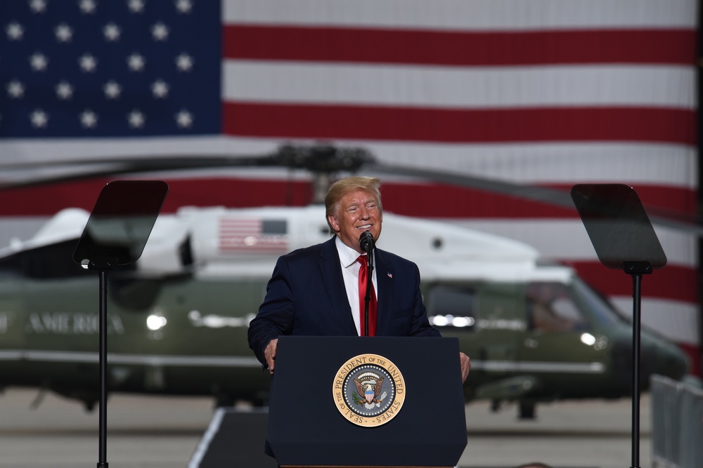 Trump thanks U.S. service members