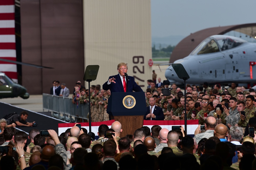 President Trump visits South Korea