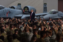 Trump thanks U.S. service members