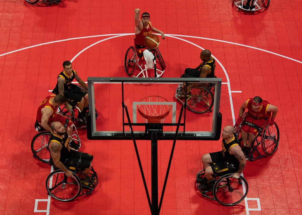 2019 DoD Warrior Games Wheelchair Basketball Competition