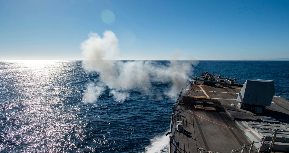 USS Michael Murphy Gunnery Exercise