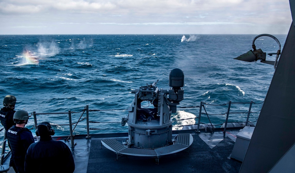 USS Michael Murphy Gunnery Exercise