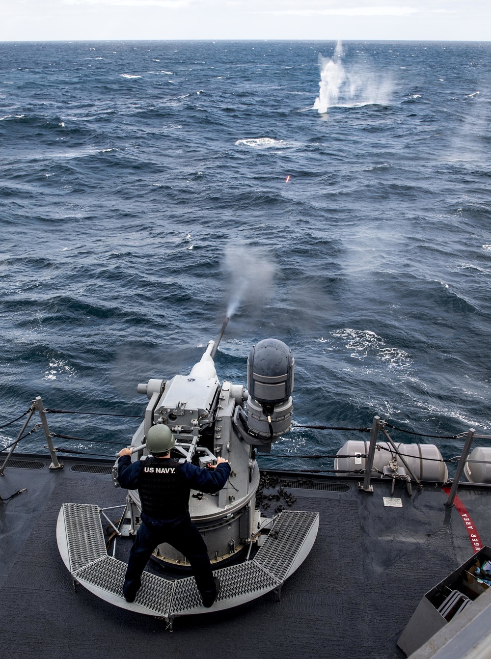 USS Michael Murphy Gunnery Exercise