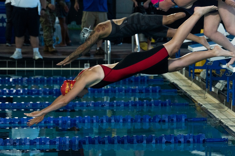 2019 DoD Warrior Games Wheelchair Swimming Competition
