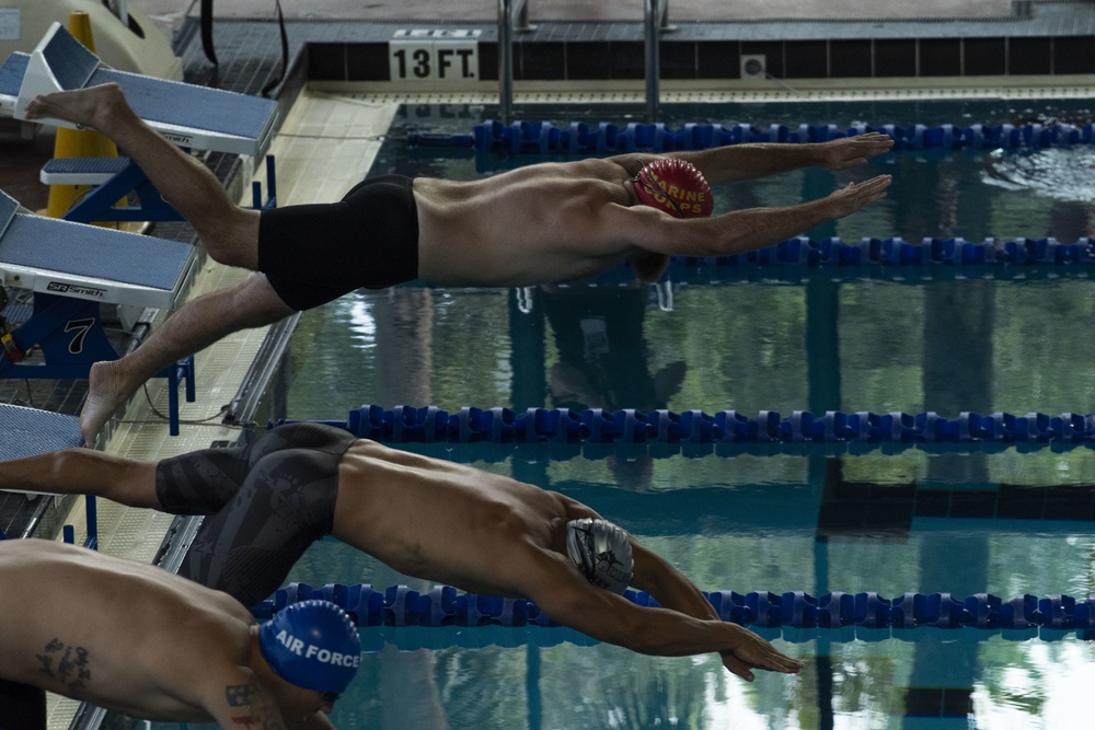 2019 DoD Warrior Games Wheelchair Swimming Competition
