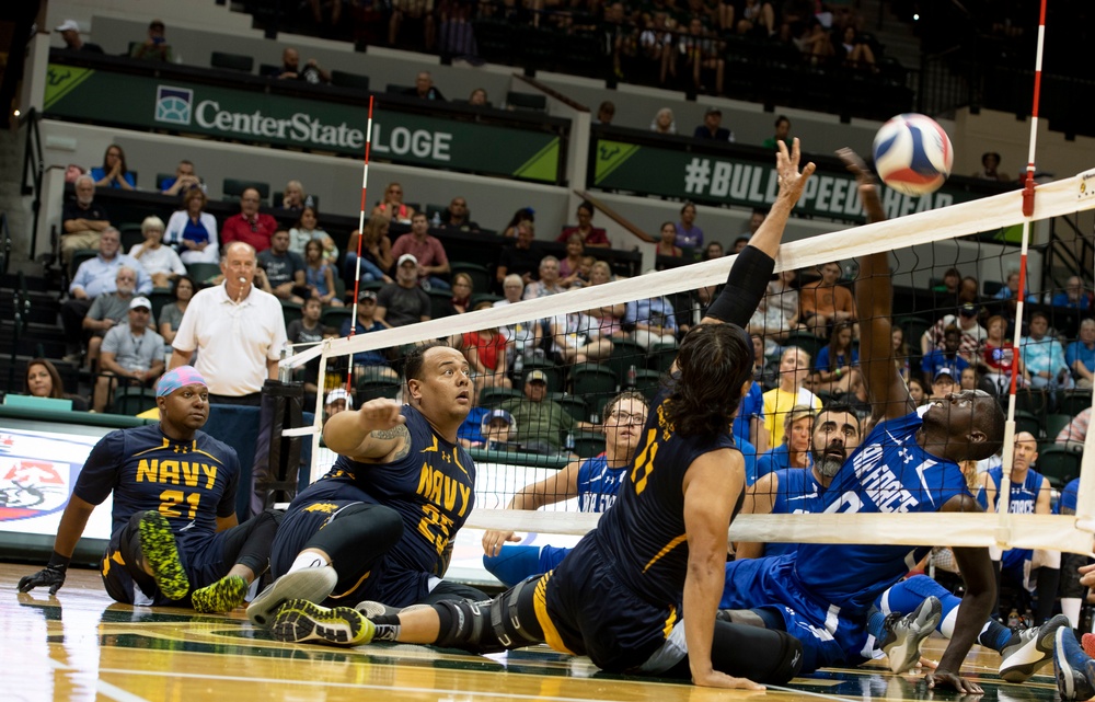 Warriors compete in Sitting Volleyball Finals