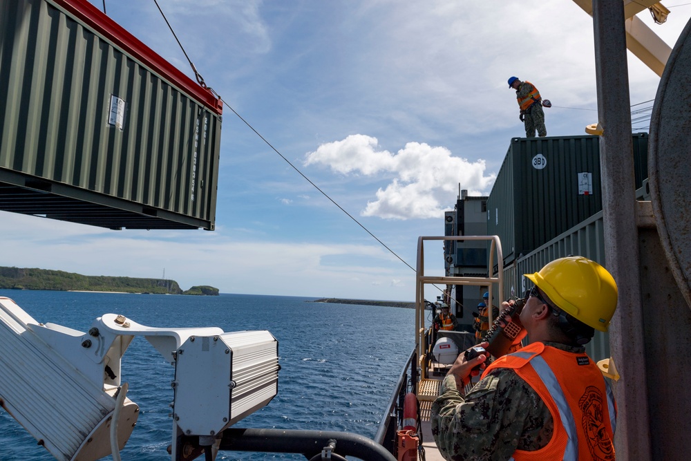 NCHB 1 performs cargo lift