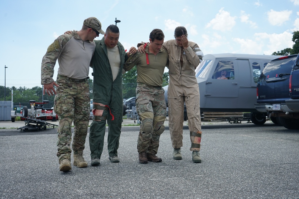 106th Rescue Wing Pararescuemen Prepare for Mass Causality Incident