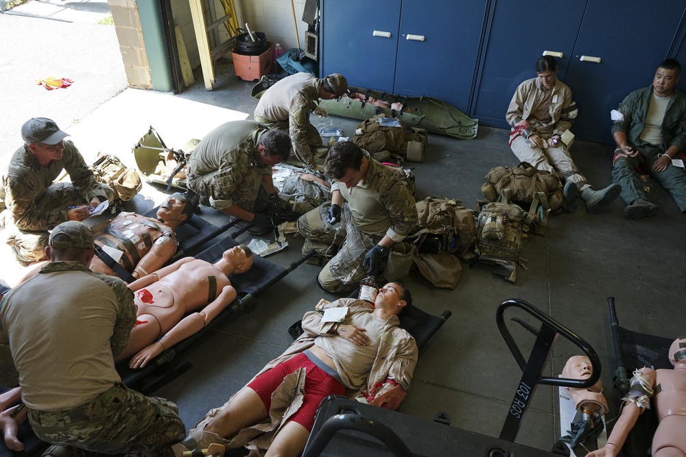 106th Rescue Wing Pararescuemen Prepare for Mass Causality Incident