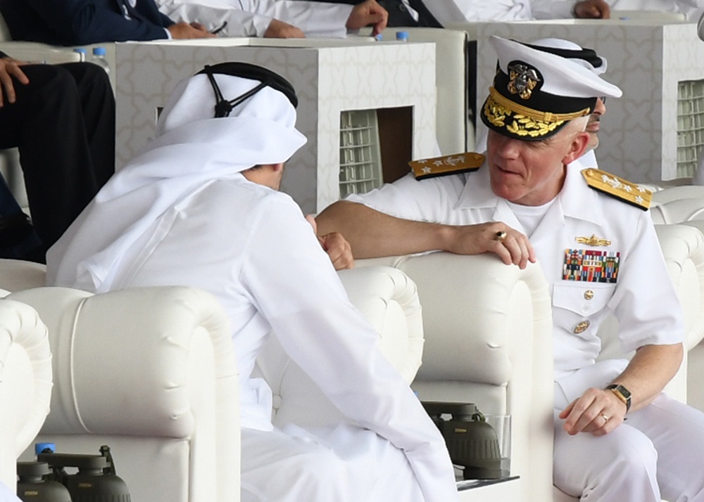 NAVCENT Visits Qatari Base for Grand Opening