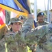 Passing the colors of the 9th Mission Support Command