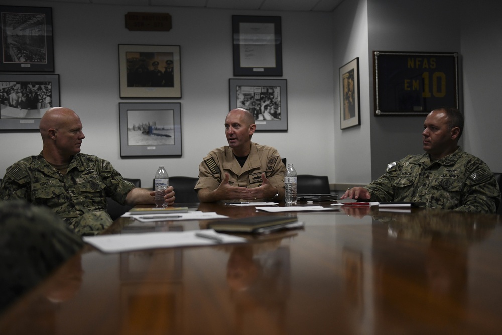 Fleet Master Chief Visits Naval Nuclear Power Training Command