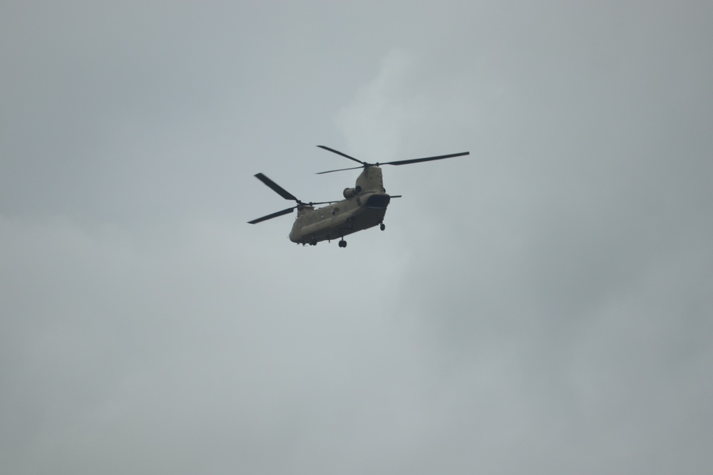 Chinook helicopters, crews support training at Fort McCoy