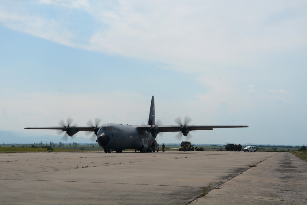 Swift Response 19 airlift to Bulgaria