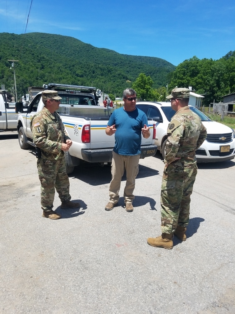 WVNG, WVDHSEM respond to flooding in Eastern West Virginia