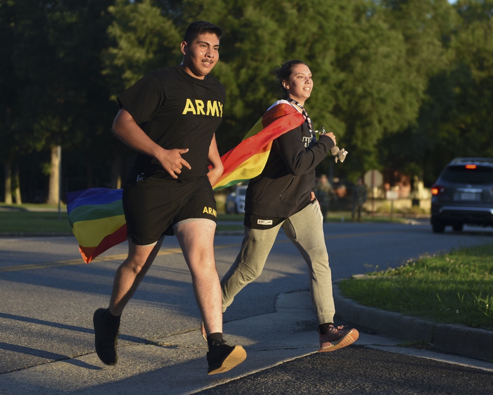 Soldier hosts 1st Pride run at JBLE