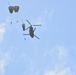 25th Infantry Division jump from a CH-47 Chinook helicopter during airborne training