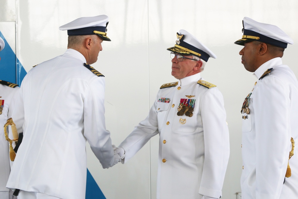 Coast Guard Pacific Strike Team change of command ceremony