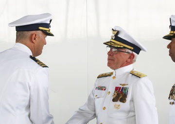 Coast Guard Pacific Strike Team change of command ceremony