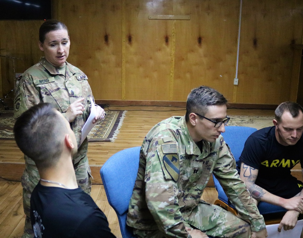 Task Force Cavalier 3rd Quarterly SHARP Leaders Training