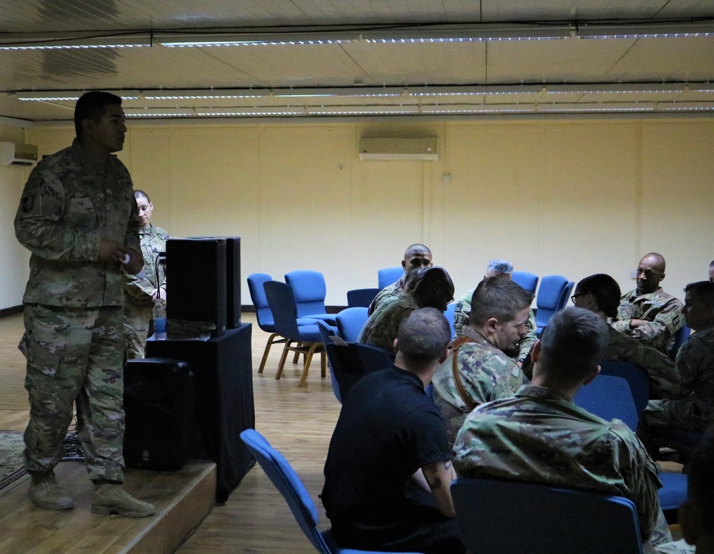 Task Force Cavalier 3rd Quarterly SHARP Leaders Training