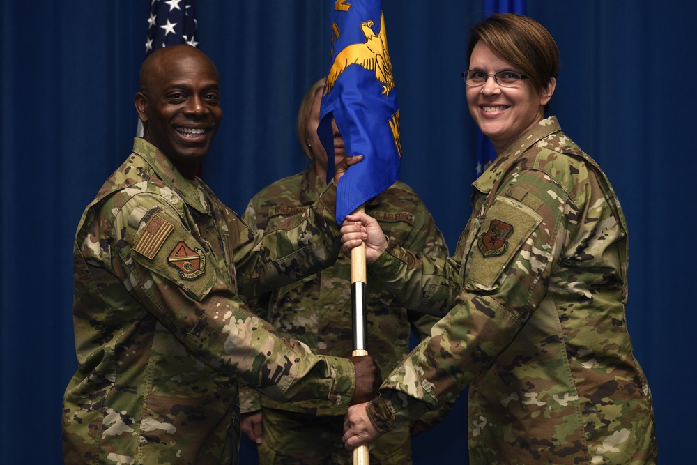 Detering assumes command of the 377th Medical Support Squadron