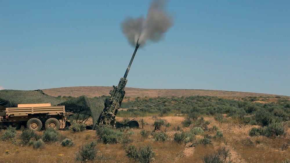 2-146 Field Artillery fire during xCTC