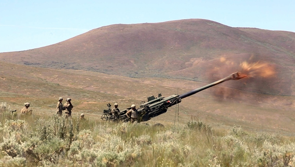 2-146 Field Artillery conduct artillery raid during xCTC