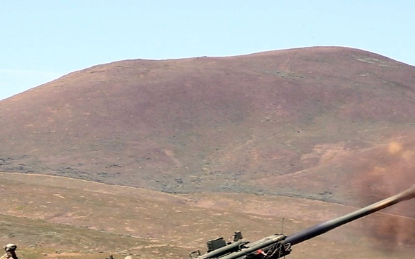 2-146 Field Artillery conduct artillery raid during xCTC